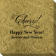 Elegant Cheers Carte Napkins Image 2 of 3